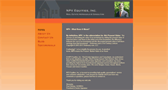 Desktop Screenshot of npvappraisals.com